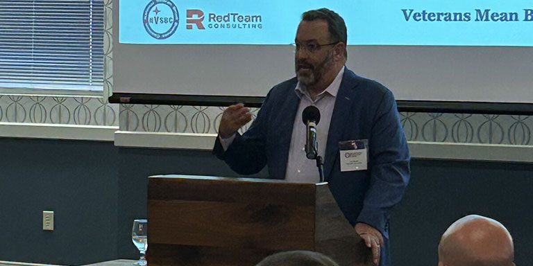 Joe Salgado Presents at NVSBC San Antonio Engagement Dinner